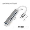 Трансграничная док-станция расширения с несколькими портами USB Type-C с удлинительным кабелем