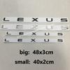 5 английских буквенных наклеек Подходят для RX300 NX260 GX550 CT200H IS250 CT IS LS ES NX RX UX GX GX470 RX400 ES300 GS300 F sport