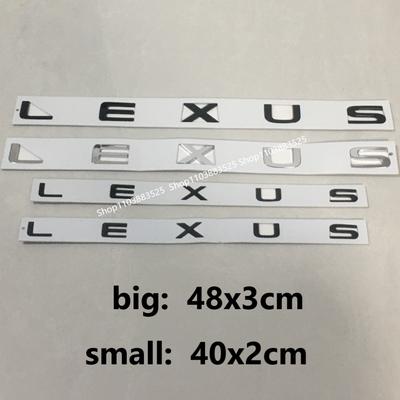 5 английских буквенных наклеек Подходят для RX300 NX260 GX550 CT200H IS250 CT IS LS ES NX RX UX GX GX470 RX400 ES300 GS300 F sport