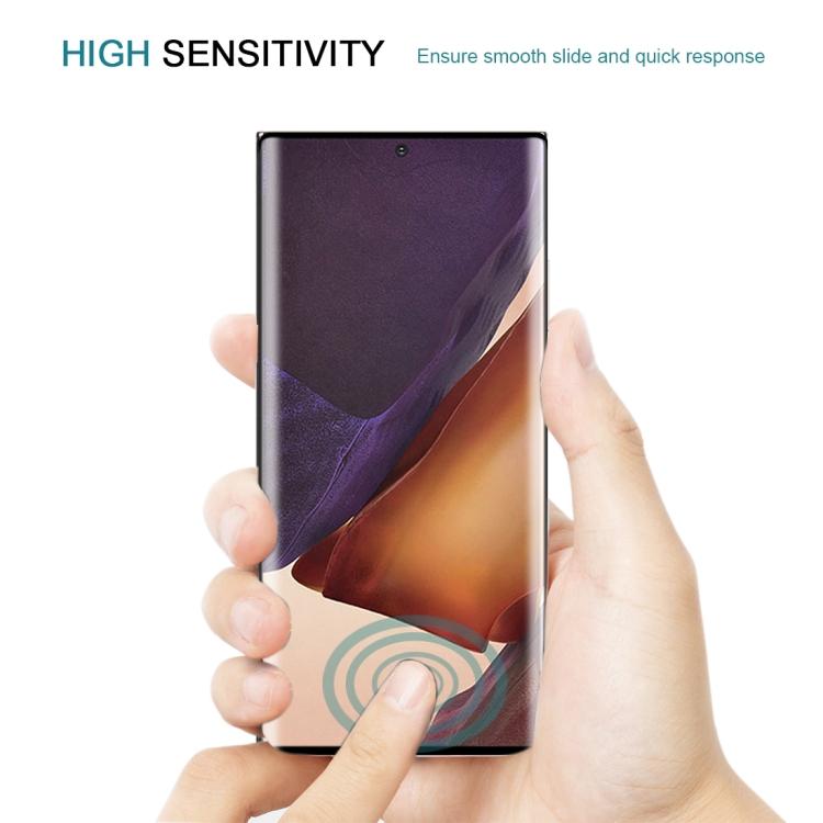 Закаленное стекло для Samsung Galaxy Note20 Ultra, 3D, изогнутое по краям, на весь экран