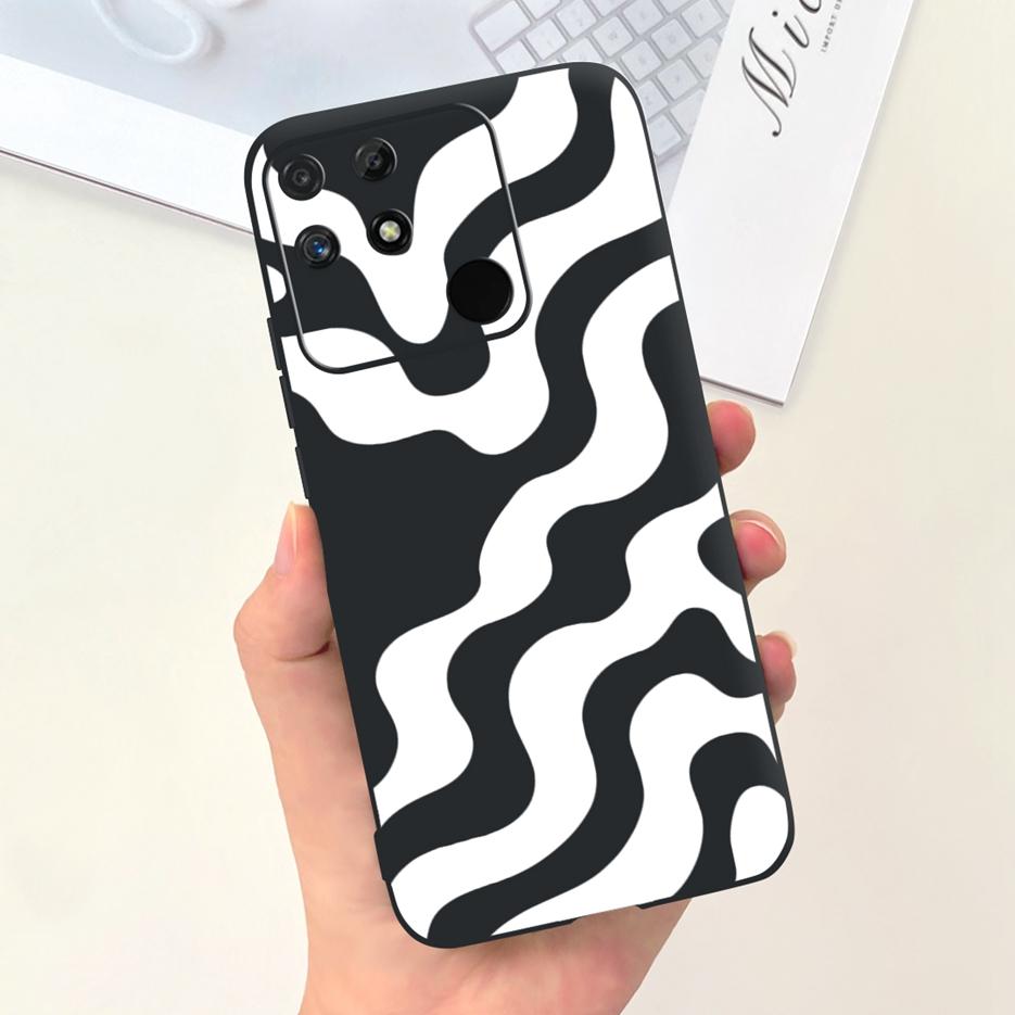Чехол для Realme Narzo 50A RMX3430 Милый мультяшный чехол Мягкий силиконовый чехол для телефона Для Realme Narzo 50i Narzo50A Prime Fundas Coque
