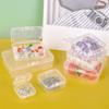 10Pcs PP Storage Box Mini Transparent Plastic Case Container Square Rectangle Packaging Box For Jewellry Beads Small Items