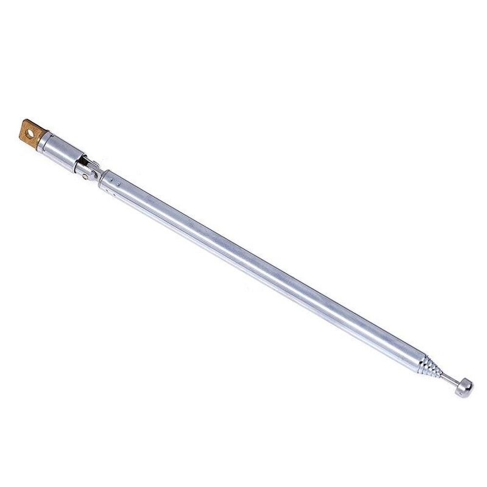 1Pcs 7 Sections Radio TV Antenna 7104 7120 Antenna Rod Replacement Aerial for Radio TV Replacement
