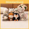 Cute And Fluffy Plush Animal Character Keychain Ideal For Bag Charm Gift And