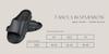 Aqua-Sport Hydro Black Flip-Flops As98470 Size 44-45