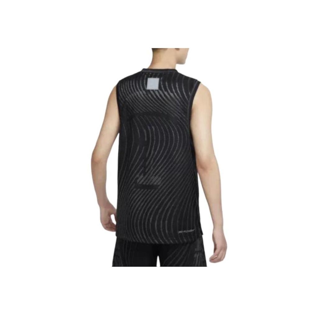 Nike Dri-Fit Adv Innovation Alphabet Numeric Sports Comfortable Breathable Quick-Drying Basketball Tank Top Men Tops Black DH7135-060
