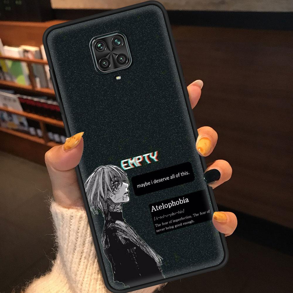 Чехол аниме «Токио вурдалаки» для Xiaomi Redmi Note 9S 9 8 10 Pro 7 8T 9A 9C 8A 7A 6 6A, черный мягкий чехол для телефона 9T K40 Funda Coque Capa