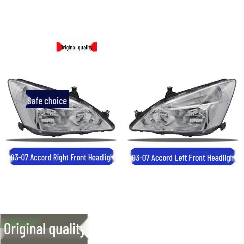 Совместимая передняя фара в сборе (абажур) для моделей Honda Accord 2003-2008 гг. (Седьмое и Восьмое Поколения).