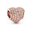 Miniso Блестящая Шарм-бусина с покрытием Rose Gold Шармы Подвески Подлинные Совместимы с медными Браслетами Ожерельями Бусины Идеально Для DIY Украшений Подарок Женщине