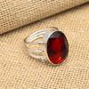 Red Garnet Gemstone 925 Sterling Silver Handmade Jewelry For Thanksgiving Gift
