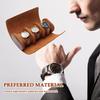 Чехол для часов Watch Roll Travel Case с 3 отделениями для часов, органайзер для мужчин и женщин, из искусственной кожи, портативные часы