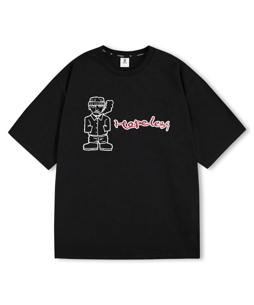 TOPBOY Leon Oversized Short Sleeve T-Shirt (Type B)
