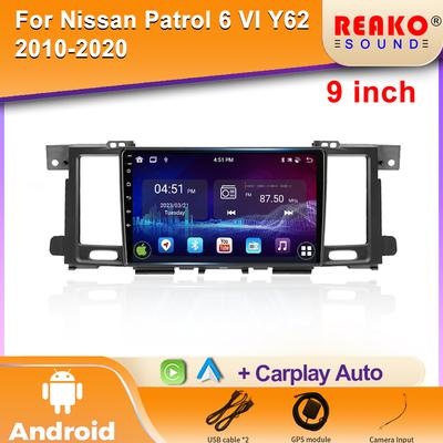 Видео GPS навигация автомобиль Android для Nissan Patrol 6 VI Y62 2010-2020 головное устройство мультимедийный плеер радио авто Carplay DVD 2din