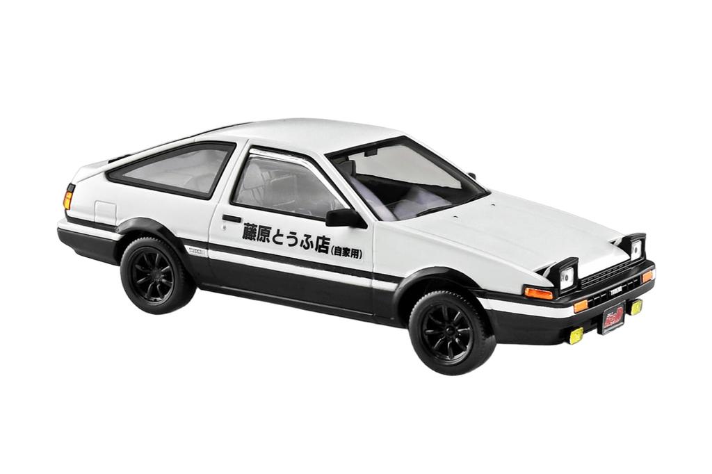 Aoshima Bunka Kyozai Rakupla Snap Kit Initial D Hachiroku Scale Plastic Model (AOSHIMA) No. CM-1 Takumi's 1/32 Pre-Colored
