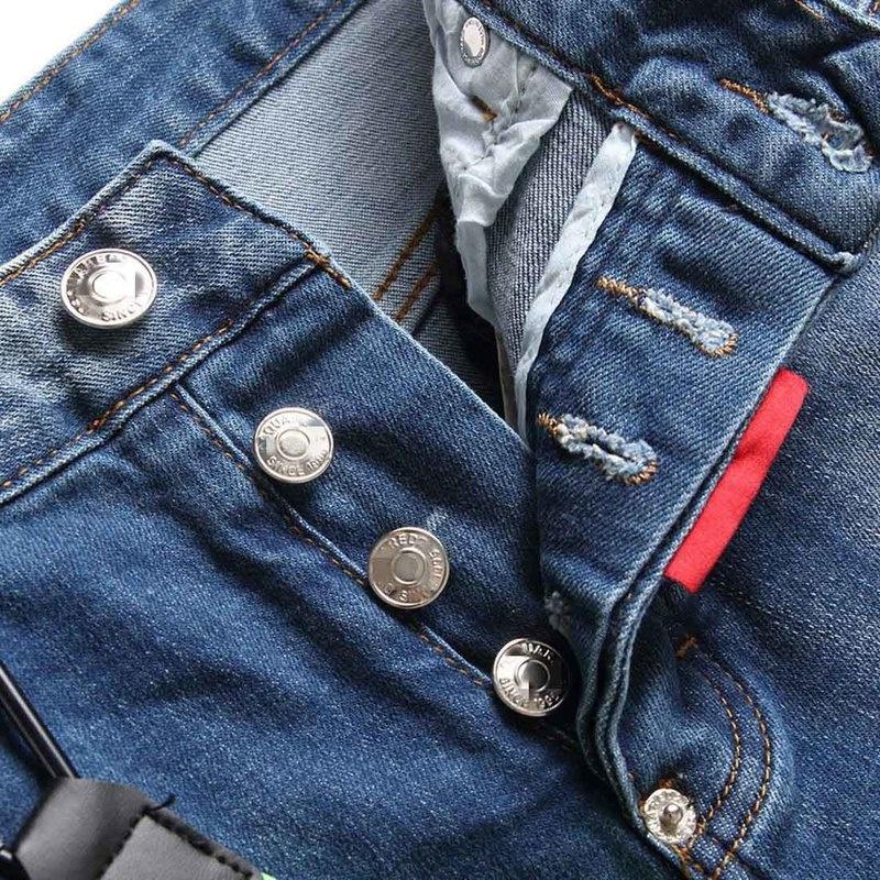 2022 Summer Fashion Men Denim Shorts Pants Men Casual Shorts Jeans Holes Trousers