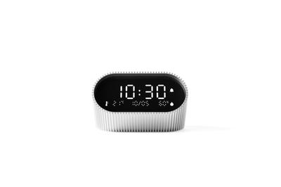ЖК-будильник LEXON Ray Clock (Лоу) - Зарядка USB Type-C Измерение температуры и влажности в помещении 9 мелодий и звуков природы