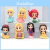 Styles 7 Magical Of Q Version Princess Action Figures With Snow White Mermaid Mulan Collectibles Cinderella