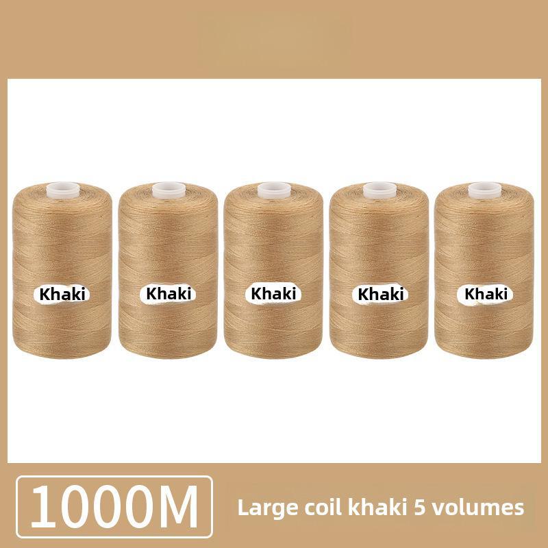 1000 ярдов ниток для бытового шитья: Полиэстер, цветная ручная работа, тонкая катушка