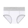 Minimalist Mid Waist Briefs Plus Plus Oversized Underwear with Cotton Lifting Buttocks Waist Cinching Triangle Panties for Women