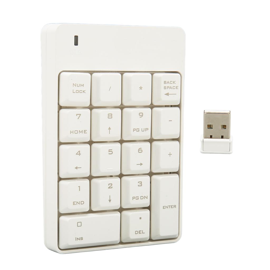 Numeric Keypad SK 51AG 2.4G Wireless 18 Keys Soft Press Touch USB Number Pad for Home Work Office
