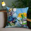 SSuper ZZings CARTOON Pillow Case Silky Elegant Comfort Sofa Bed Invisible Zipper