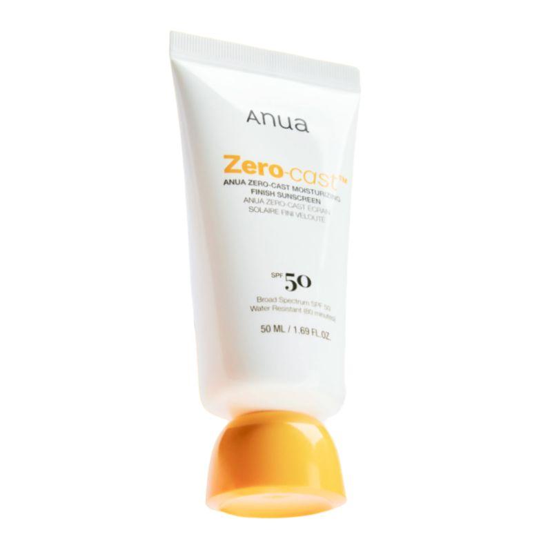 Anua Zero Cast Daily Hyaluronic Acid Sunscreen (50ml) - Hydrating & Invisible Finish