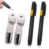 Heat Erasable Fabric Marker for Sewing Quilting Embroidery Disappearing Fabric Chalk Marking Pen Washable Marker with Replaceable Refills