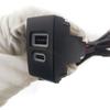 1 шт. Автомобильная розетка-зарядное устройство QC3.0 Двойной PD Type-C Выход для зарядки Адаптер питания Телефон Подходит для Beetle Автомобильные аксессуары