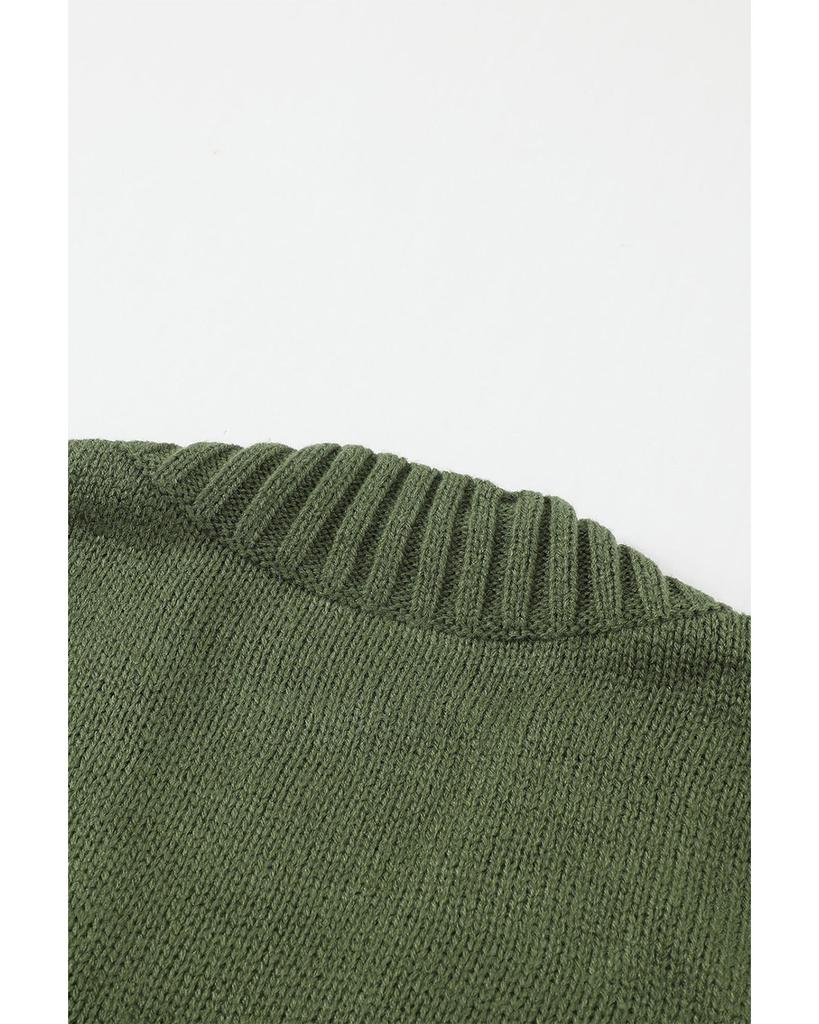 Azura Exchange Кардиган с застежкой на пуговицы и передним карманом