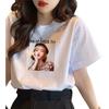 Summer Printed T-shirt Women's Short-Sleeved Round Neck Bottoming Shirt Loose Clothes Short-Sleeved Women's