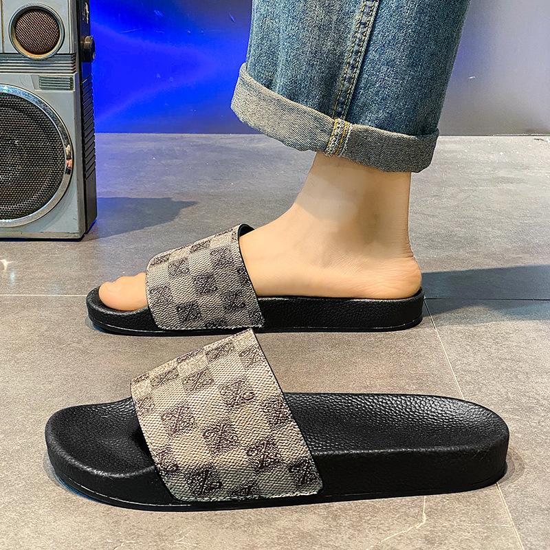 Тапочки мужские новые тапочки из ЭВА, легкие для ношения на улице, бытовые мужские с мягкой подошвой, классные тапочки