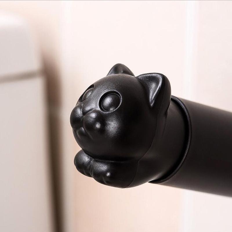 Creative Towel Rack Wall-mounted Retractable Roll Holder Sticky Wall Roller Toilet Towel Rack