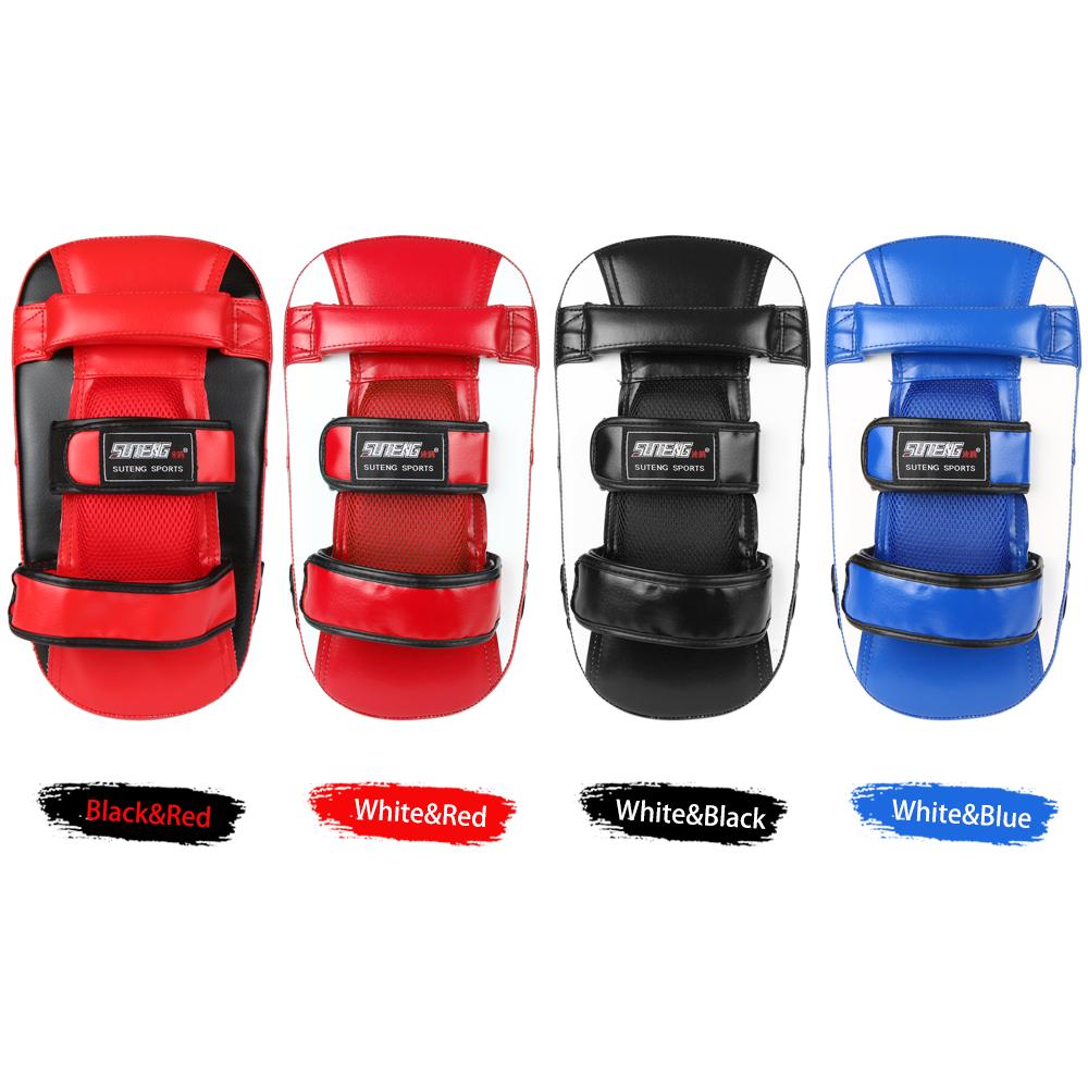 Boxing Glove Kick Boxing Muay Thai Punching Pad Curved Strike Shield Boxing Training Mitt Punching