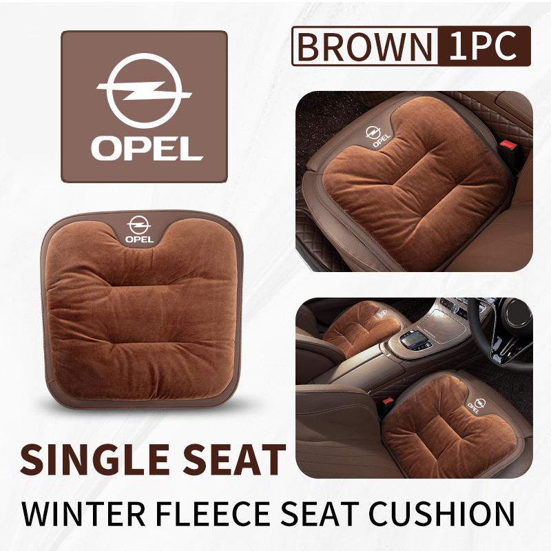 Winter Car Seat Cover Cushion Warm Flannel Protector Booster Pad For Opel Corsa Mokka Astra Cascada Adam Insignia Meriva Vectra BX8