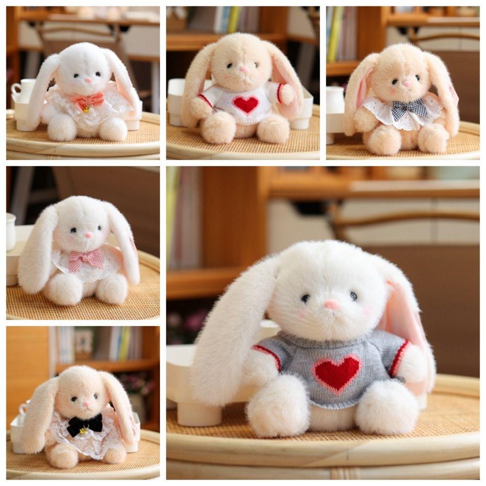 Wear Sweater Stuffed Animals Rabbit Toy Soft Rabbit Plush Toy Birthday Parties