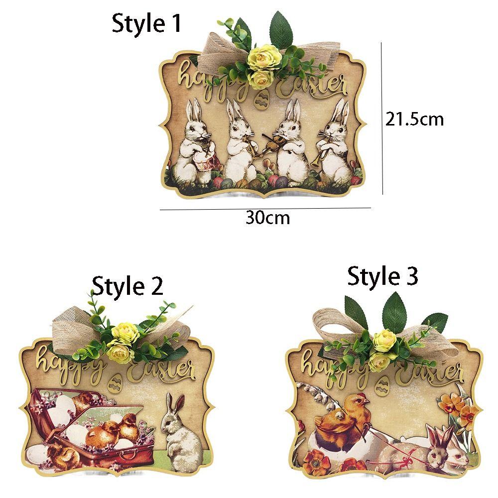 Three-dimensional Easter Decoration Hanging Creative Wall Hanging Pendant Door Hanging Balcony