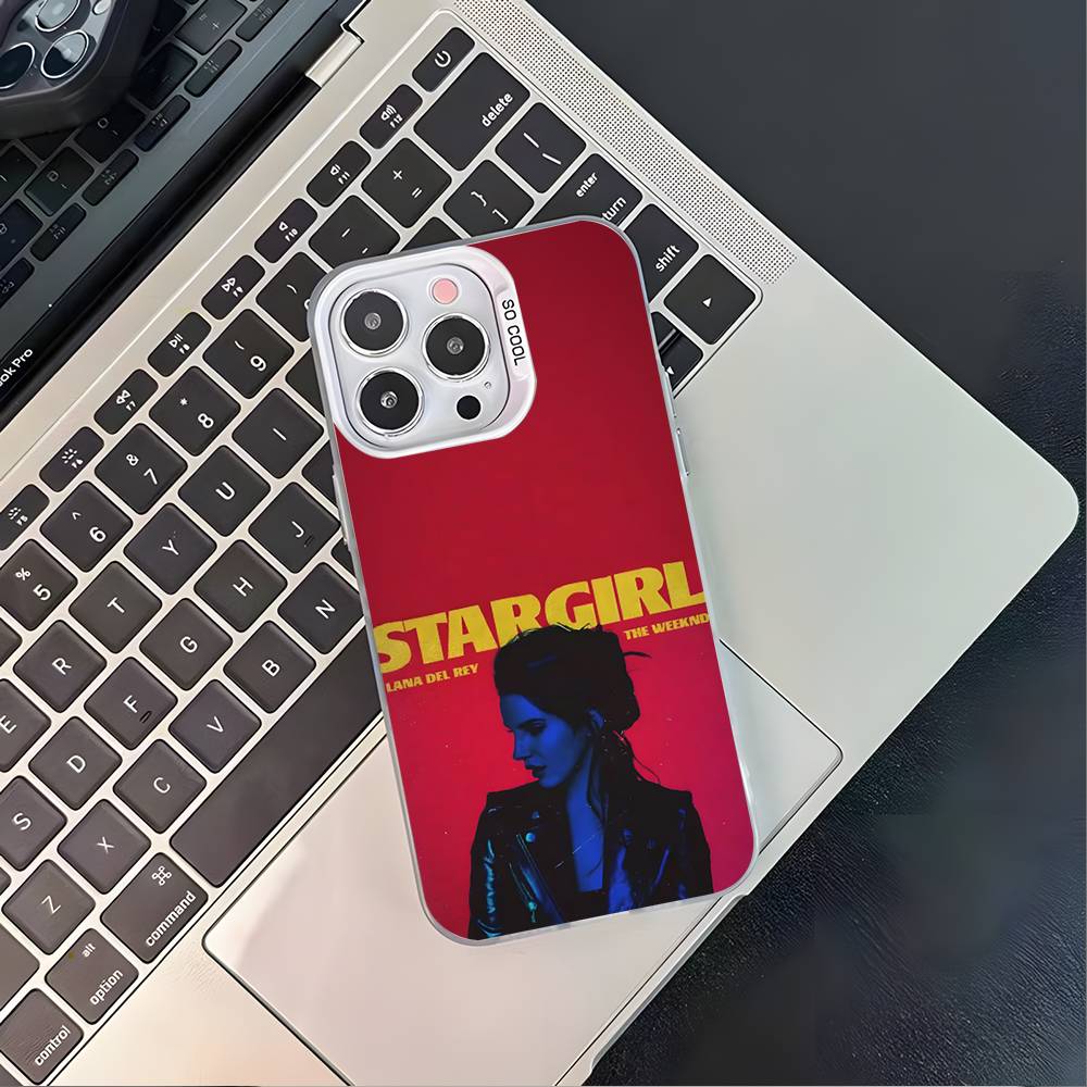 Чехол для телефона с изображением певицы Л-Лана Дель Рей Для iPhone 16,15,14,13,12,11,Pro,XS,Max,Plus,Mini,SE4,E Белый Матовый Ударопрочный Чехол
