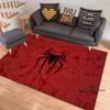 3D-Printed Cartoon Spider-Man Rug — Ideal for Home Decor (Bedroom, Living Room, etc.); Fluffy Square Carpet, Soft Area Rug, and