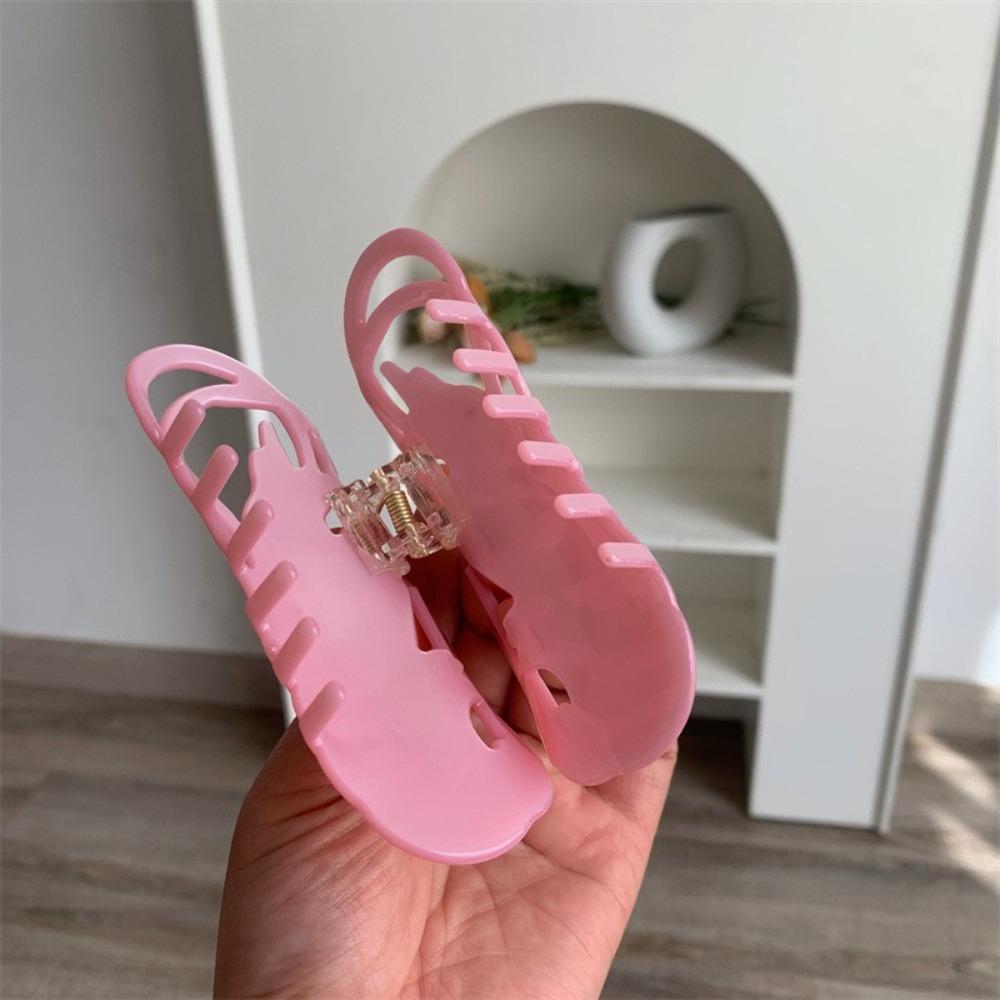 Ацетатный краб для волос с креветкой, дизайн «груша» со стразами, крабы-лобстеры для волос, зажим для захвата волос, для девочек