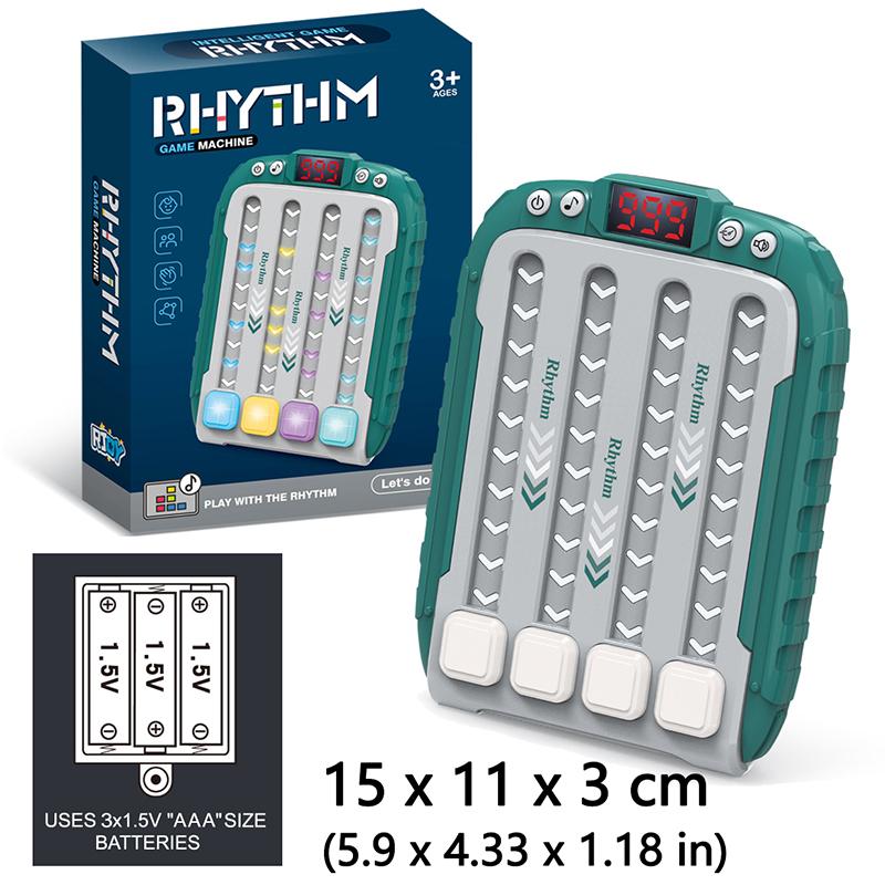Музыкальный ритм Электронная настольная игра Детские игрушки Подсветка Музыка Быстрое нажатие кнопки Настольный игровой автомат Монтессори Кармашки Дорожная игрушка