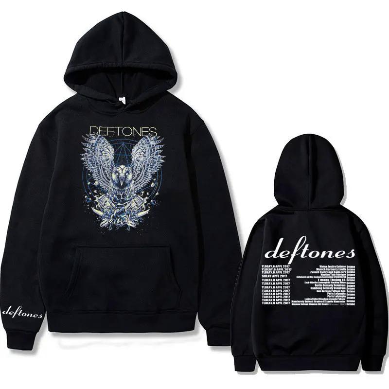 Deftones Diamond Eyes Owl Band Print Hoodie