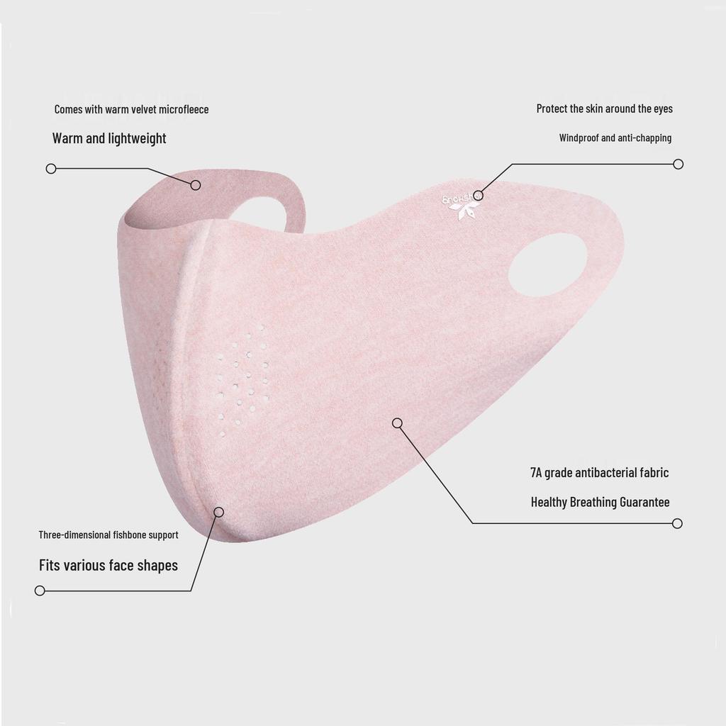 Exclusive Newcomer 3D Velvet Seamless Warm Mask with Windproof, Coldproof, and Antibacterial Eye Corner Protection