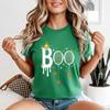 Halloween Unisexs Spider Rhinestone T Shirt Spooky Graphic Tee