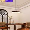 French Medieval Cream-Style Chandelier Lamp – Retro Dining Table Hanging Light with Eye Protection Design