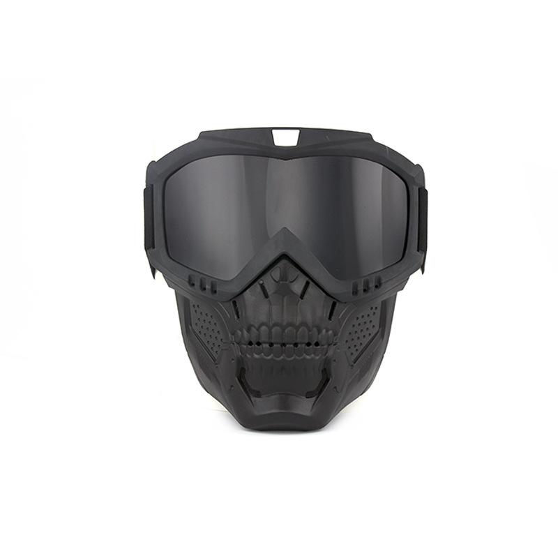 Vintage Face Mask Goggles Unisex Personalized Horror Halloween Skull Motorcycle Retro Goggles
