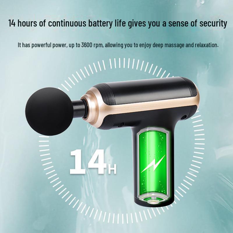 Женский портативный мини-фасциальный пистолет: Креативный электрический меридианный массажер для трансграничного здравоохранения