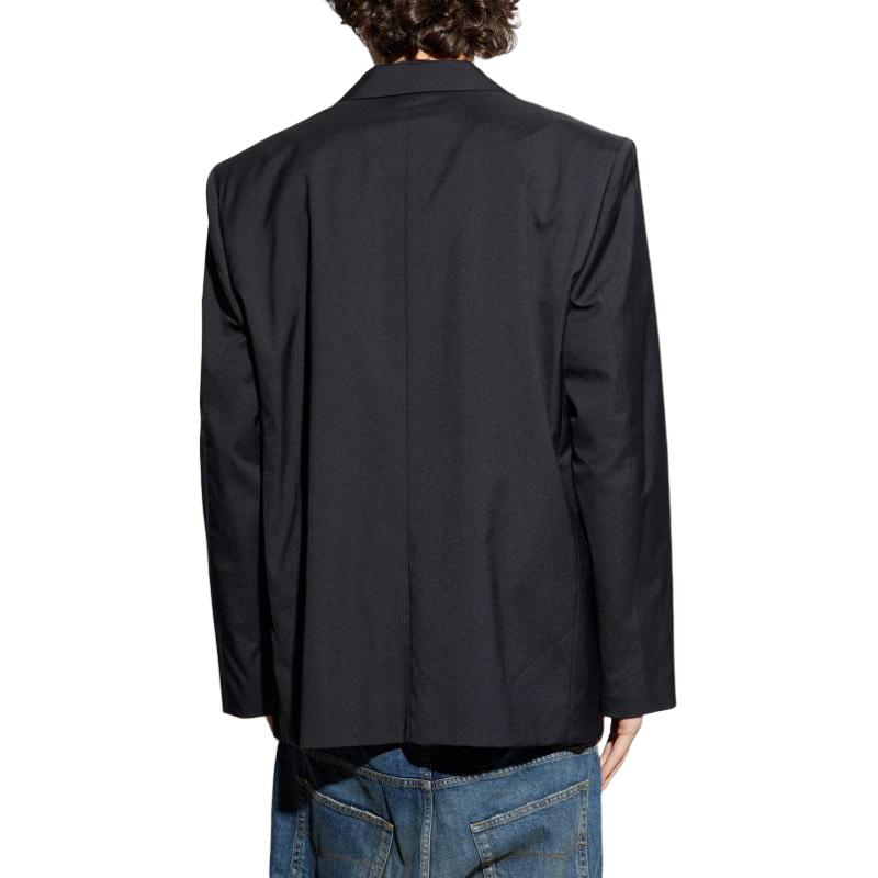 Balenciaga Collared Button Up Blazer 790812TKO29-1000