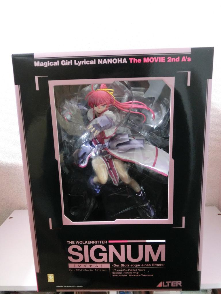 Magical Girl Lyrical Nanoha The MOVIE 2nd Signum Stolz Sogar Eines Scale PVC Painted Finished A's -Der Ritters- (1/7 Product)