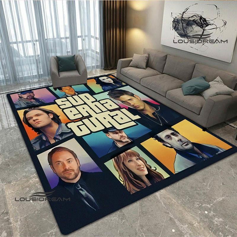Supernatural Join the Hunt printed carpet Non-slip carpet outdoor carpets area rug bedroom decor rug for bedroom birthday gift