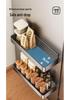 Magnetic No-Drill Refrigerator Side Storage Rack and Spice Holder